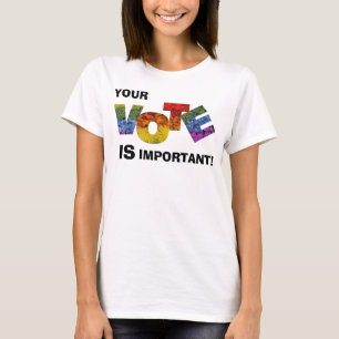 Camiseta VOTAÇÃO oral Colorida