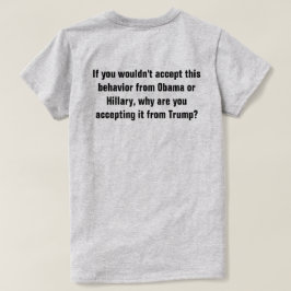 Camiseta Votação para cheques e balanços Anti-Trump