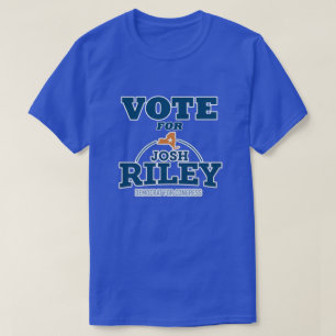 Camiseta Votação Para Josh Riley - Democrata Para O Congres