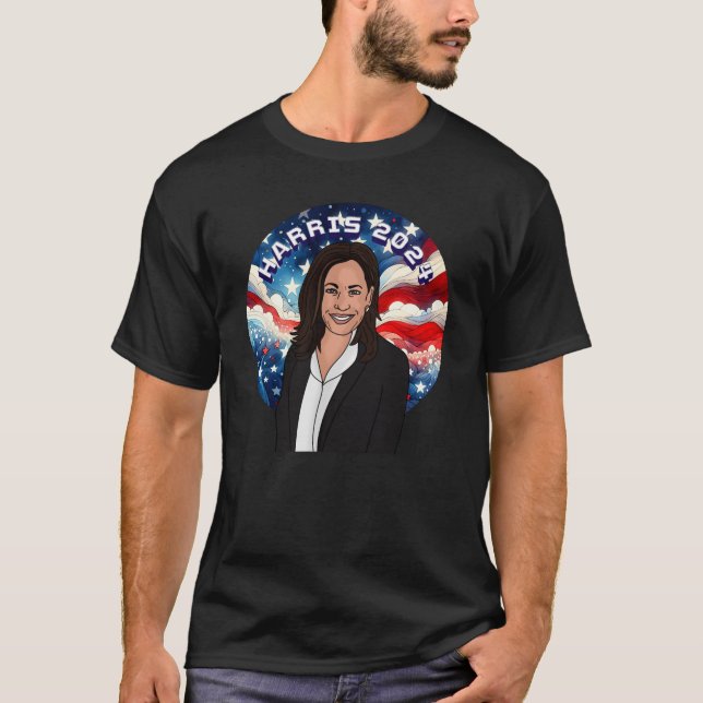 Camiseta Votação para Kamala Harris 2024 (Frente)