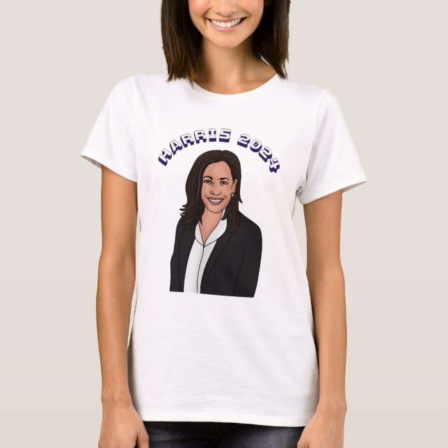 Camiseta Votação para Kamala Harris 2024 (Frente)
