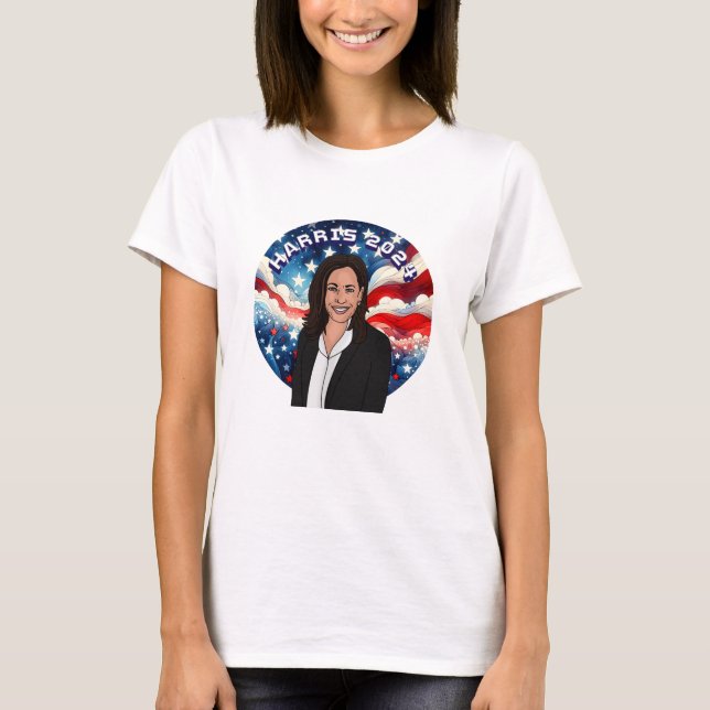 Camiseta Votação para Kamala Harris 2024 (Frente)