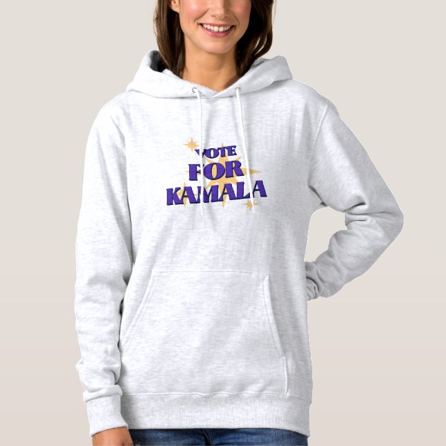 Camiseta Votação Para Kamala Hoodie (Frente)