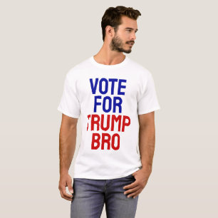 Camiseta Votação Para Trump Bro - Eleições 2024