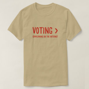 Camiseta Votação > Reclamação Na Internet