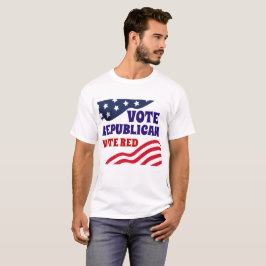 CAMISETA VOTAÇÃO REPUBLICANA VERMELHA