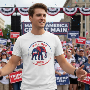 Camiseta Votação Vermelho 2026