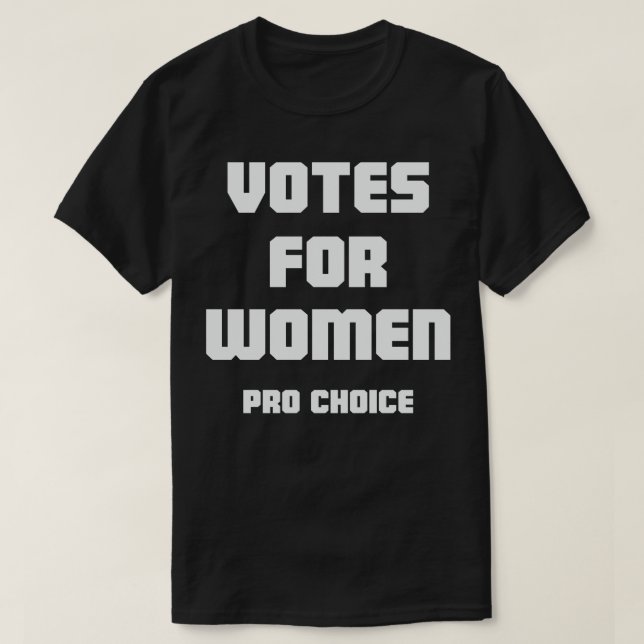 Camiseta Votações Para Mulheres Em Escolha (Frente do Design)