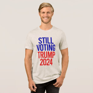 Camiseta Votando ainda trunfo para o Presidente 2024