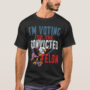Camiseta Votando no Veredito de Criminoso Condenado Eleição