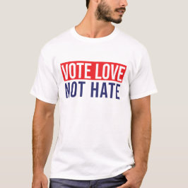 Camiseta Votar amor não odiar