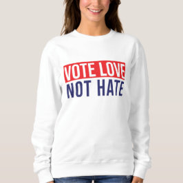 Camiseta Votar amor não odiar