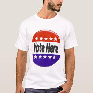 Camiseta Votar Aqui