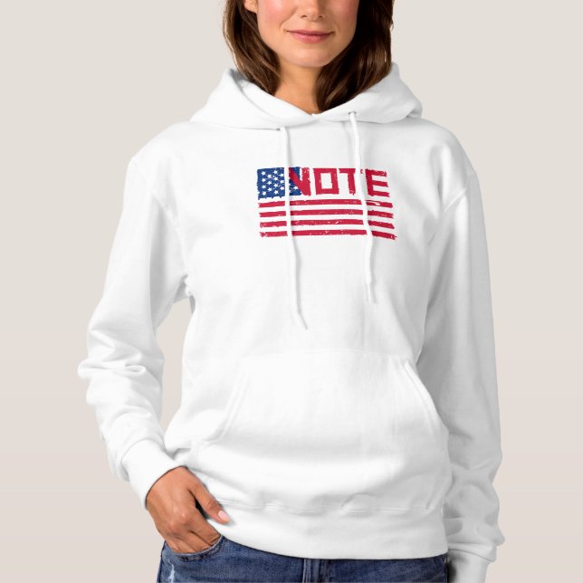 Camiseta Votar com a bandeira dos EUA (Frente)