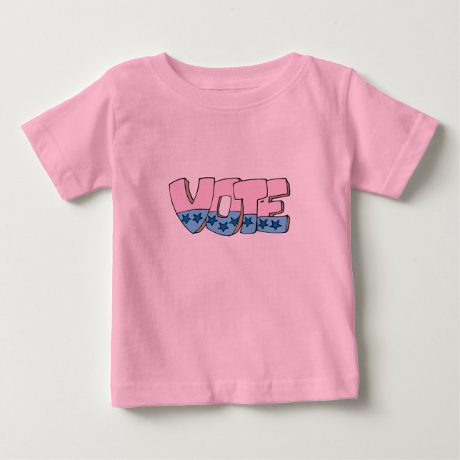 Camiseta Votar com Estrelas - (Frente)