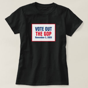 Camiseta Votar Do GOP 2020 Eleição De Azul Branco Vermelh