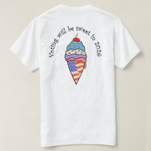Camiseta Votar é tão delicioso