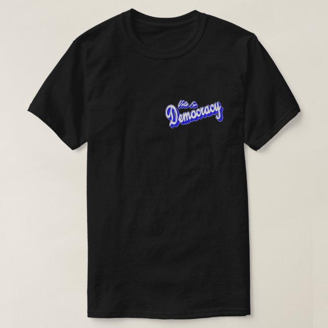 Camiseta Votar Pela Democracia (Frente do Design)