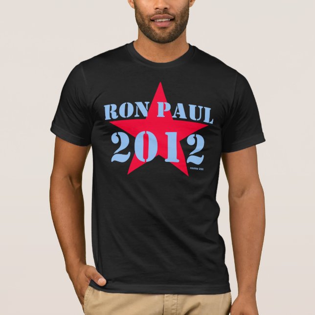 Camiseta Votar Ron Paul para as eleições presidenciais de 2 (Frente)