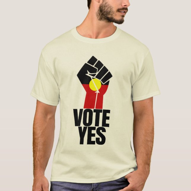 Camiseta Votar Sim À Voz - Votar Sim Austrália (Frente)