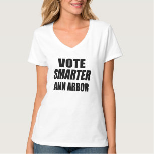 CAMISETA VOTAR SMARTER ANN ARBOR
