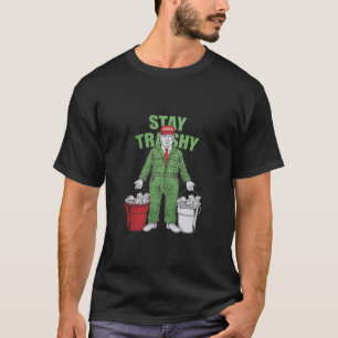 Camiseta Votar Trump Garbage Man Permaneça Trashy Eleições 