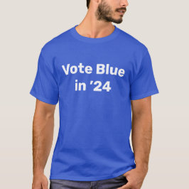 Camiseta Vote Blue em 2024