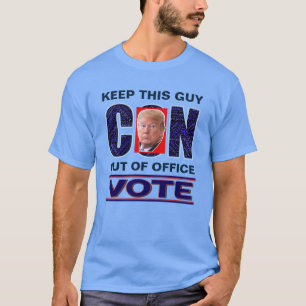 Camiseta Vote Blue Resist 2024 Presidente Basic Dark T-Shir