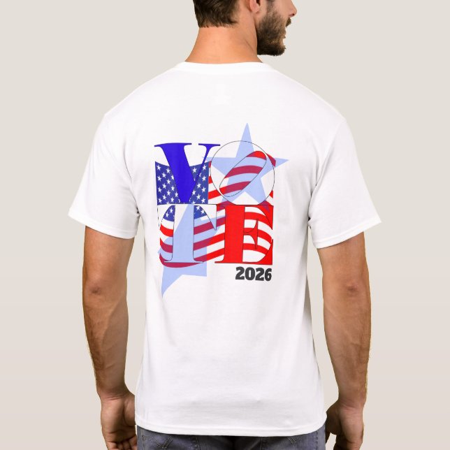 Camiseta Vote de forma poderosa (Verso)