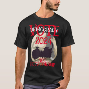 CAMISETA VOTE DEMOCRACIA NÃO DITADURA 2024