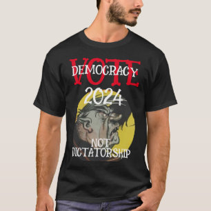 CAMISETA VOTE DEMOCRACIA NÃO DITADURA 2024