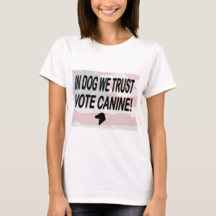 Camiseta Vote Dog com Bandeira Americana