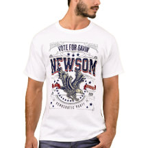 Vote em Gavin Newsom 2028 Águia Patriótica