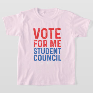 Camiseta Vote em Mim Vibes do Conselho Estudantil Escola