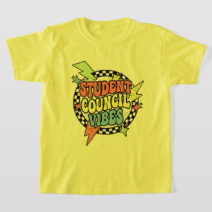 Camiseta Vote em Mim Vibes do Conselho Estudantil Escola