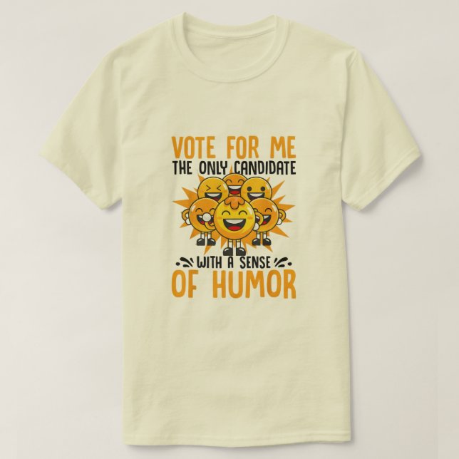 Camiseta Vote for Me Student Council Vibes School (Frente do Design)