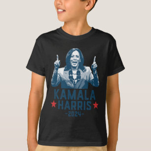 Camiseta Vote Harris 2024 Flag Kamala Harris Para President