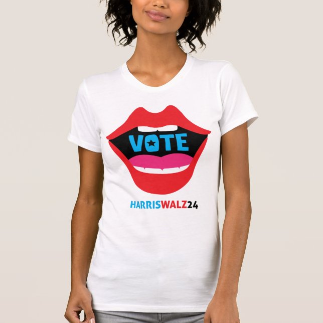 Camiseta Vote Harris Walz 24 (Frente)