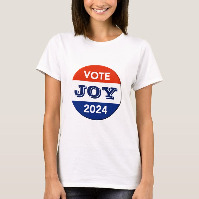 Camiseta Vote Joy 2024 Harris Walz (Frente)