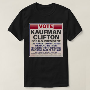 Camiseta VOTE Kaufman/Clifton