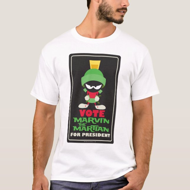 Camiseta Vote MARVIN THE MARTIAN™ para presidente (Frente)