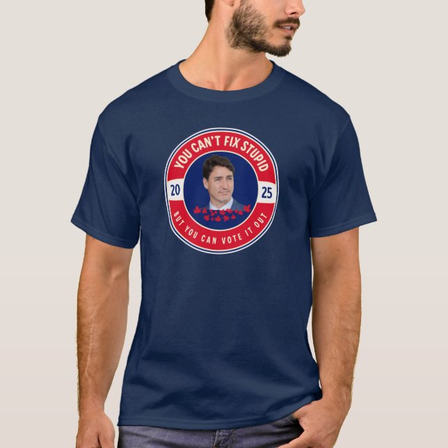 Camiseta Vote Out Justin Trudeau | Humor político canadiano (Frente)