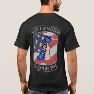 Camiseta Vote pela liberdade nas eleições intercalares de 3
