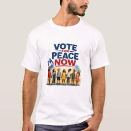 CAMISETA VOTE PELA PAZ AGORA