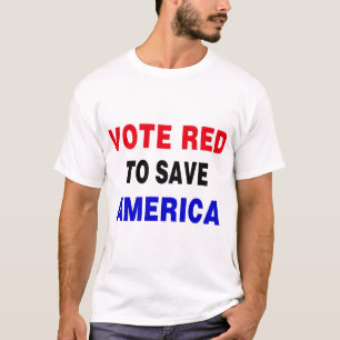 Camiseta Vote Red Para Salvar A América