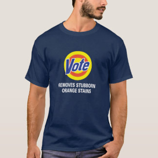 Camiseta Vote. Remove Manchas Laranja Teimosas