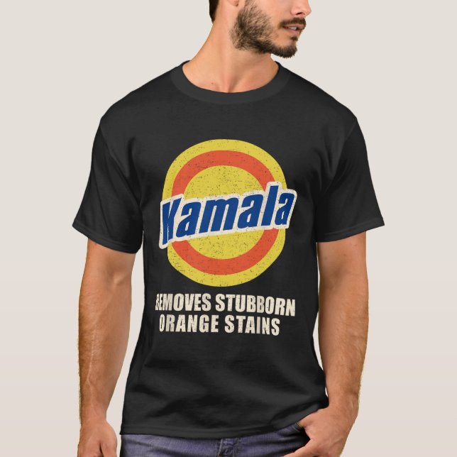 Camiseta Vote Remover Laranja Teórico Harris Funny Vo (Frente)