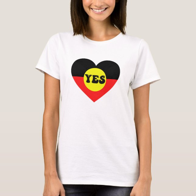 Camiseta Vote Sim à Voz - Voz Indígena (Frente)