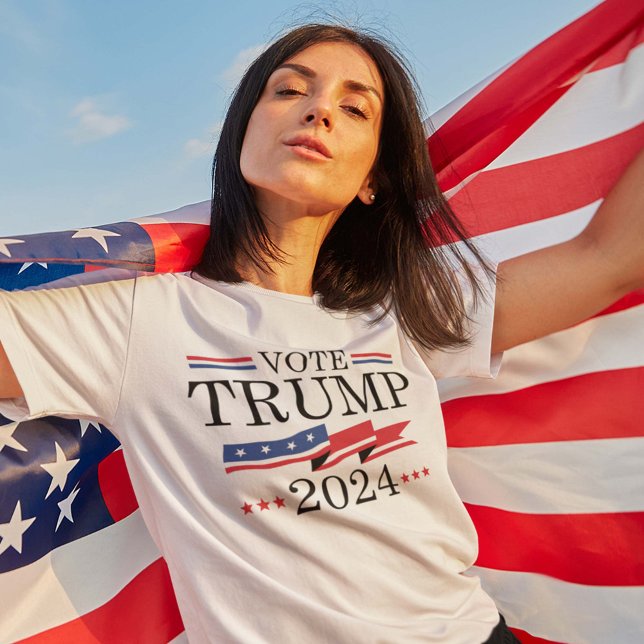 Camiseta Vote Trump 2024 (Criador carregado)