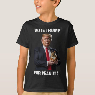 Camiseta Vote Trump Para Peanut O Esquilo 5